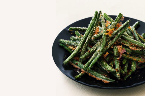 Parmesan-roasted green beans
