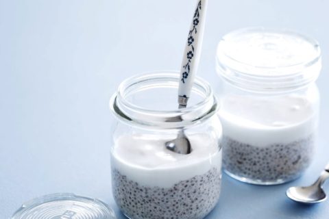 Low-carb chia pudding